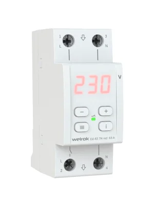 Реле напряжения Welrok D2-63 TN red